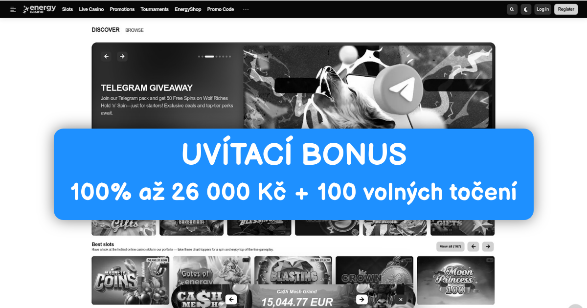 Energy Casino: Top automaty v Česku