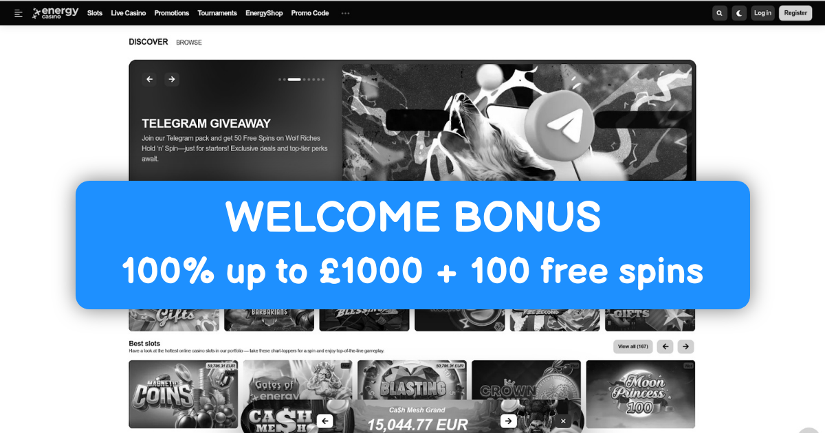 Energy Casino: Top Slots in the UK