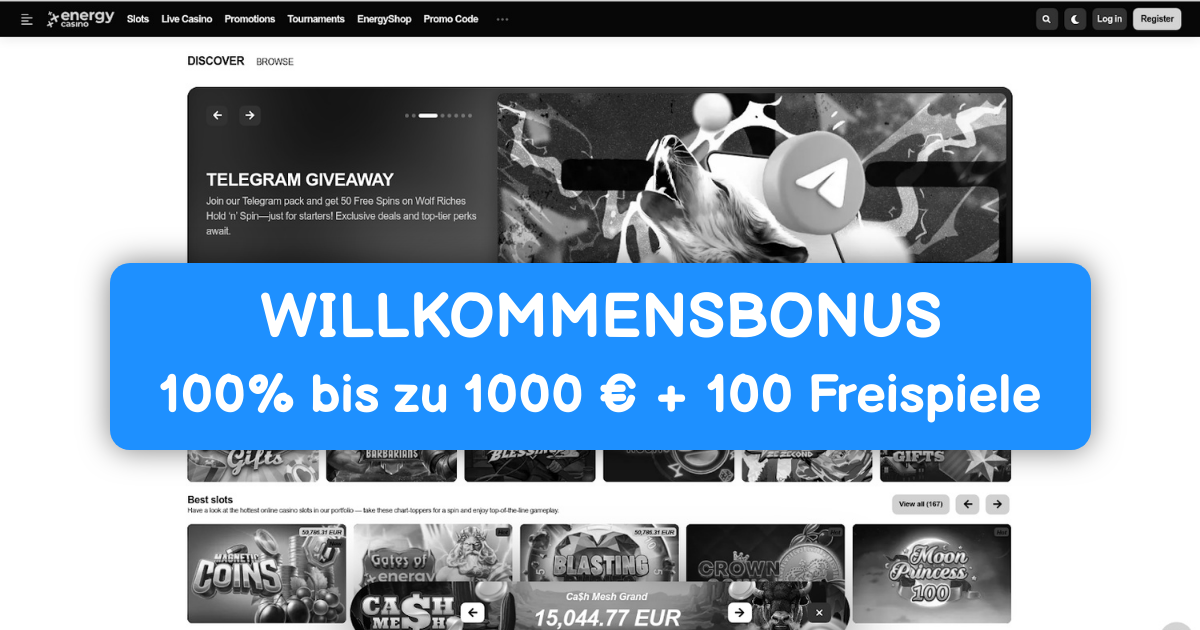 Enegry Casino: Top Slots in Deutschland
